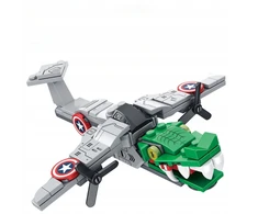 7 Toys Kolorow Brainrot 001 Bombardiro Crocodilo blokuoja 111 elementų