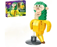 7 Toys Kolorow Kaladėlės ITALIAN BRAINROT CHIMPANIZINI BANANINI 101 ELEMENTÓW