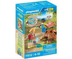 71512 PLAYMOBIL® myLife, ežiukų prižiūrėtojai