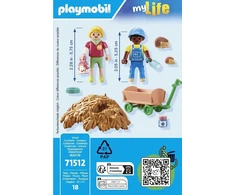 71512 PLAYMOBIL® myLife, ežiukų prižiūrėtojai
