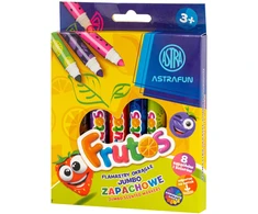76. ASTRA Flamastry zapachowe JUMBO FRUTOS 8 kolorów