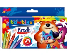89. BAMBINO Graphion kreidelės 24 vnt.
