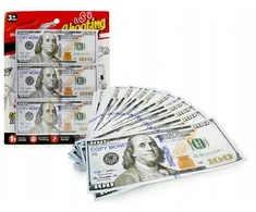 A-R Banknotai vaikams, žaislinis popierinių pinigų rinkinys, nuo 3 metų