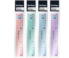 AB BERLINGO RULE 15cm INSTINCT liniuotė mokyklai GEOMETRINĖS PRIEMONĖS Lux