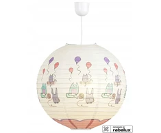 Abażur dziecięcy kula 40 cm wielokolorowy 4632 Cathy Rabalux