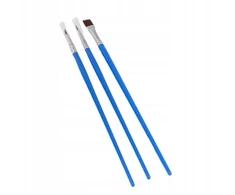 ABC Rinkinys PĘDZLI DO FARB PĘDZLE MODELARSKIE DIY 3SZT