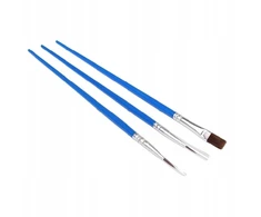 ABC Rinkinys PĘDZLI DO FARB PĘDZLE MODELARSKIE DIY 3SZT