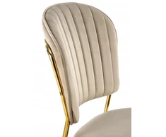 About Your Home AMARA Glamour kėdė rusvai gelsvas Velvet BLUVEL 40 / Auksinė – elegancija ir stilius