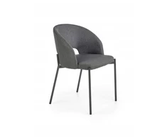 About Your Home GELSO pilka kibiro kėdė – subtili elegancija ir komfortas