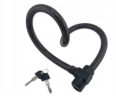 Abus Champ 8700 trosinė dviračio spyna, 85 cm, 2 raktai