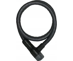 Abus Microflex 6615k dviračio spyna, 1.5 x 120 cm, juoda