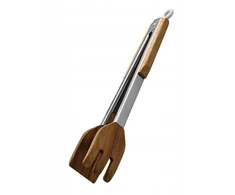 Acacia Wood Food Clamp Daugiafunkcinės jautienos kepsnio varstymo salotos