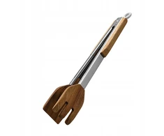 Acacia Wood Food Clamp Daugiafunkcinės jautienos kepsnio varstymo salotos