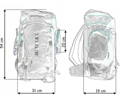 ACAMPER 35L TOURIST KUPRINĖ