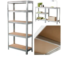 ACM Metalinė sandėlio lentyna 180x90x40 cm, 875 kg, cinkuota, 5 lentynos Avenido AV 6816