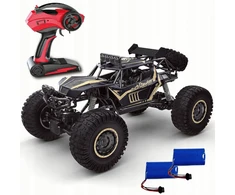ACR BEKEELĖS NUOTOLINIO VALDYMO PULTAS AUTOMOBILIS 4x4 METAL AUTO GIANT RC 51cm LED 2 baterijos