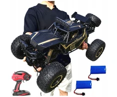 ACR BEKEELĖS NUOTOLINIO VALDYMO PULTAS AUTOMOBILIS 4x4 METAL AUTO GIANT RC 51cm LED 2 baterijos
