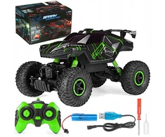 ACR DIDELIS RC AUTOMOBILIS BEKEELĖS RC AUTOMATINIS NUOTOLINIO VALDYMAS LED ŠVIESOS DŪMA