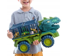 ACR DINOZAURŲ Sunkvežimis DIDELIS AUTOMOBILIS T-REX TIR 15x DINOZAURS DINO TRANSPORTER