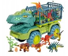 ACR DINOZAURŲ Sunkvežimis DIDELIS AUTOMOBILIS T-REX TIR 15x DINOZAURS DINO TRANSPORTER