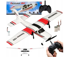 ACR NUOTOLINIO KONTROLĖS LĖKTUVO SKRYDOJO SKLYDYMO RC MODELIO CESSNA 182 Pultas 2 baterija