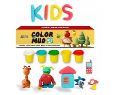 Active Hobby CASTRY PLAY Rinkinys vaikams, 5 vamzdeliai, pagrindinės spalvos
