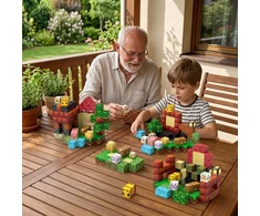 Active Hobby Magnetinės plytos PIXELS Cubes Statybinės plytos 100 vnt.