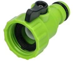 Laistymo žarnos jungtis su vidiniu sriegiu ir vožtuvu 3/4" Forester
