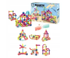 Adar Magnetics Stics magnetiniai konstrukciniai blokeliai 64 vnt