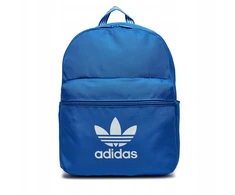 Adidas Adicolor kuprinė Ix7457 - talpi, mėlyna, su baltu logotipu