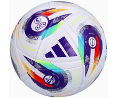 Adidas moterų EURO 2025 League futbolo kamuolys dydis 5 - Balta