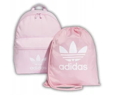 Adidas Rinkinys Mergaitei: Kuprinė 2in1 su maišeliu, rožinė