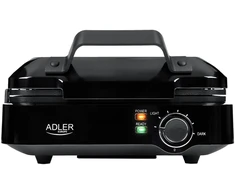 Adler Europa Vaflinė 2 dideliems vafliams 2000W Nelipni danga Lygus reguliavimas Adler AD 3065