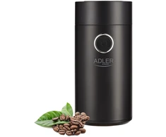 Adler Juodas-Sidabrinis elektrinis kavos malūnėlis AD 4446
