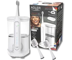 Adleris 2in1 Sonic dantų šepetėlis ir drėkintuvas, USB C, 500 ml, 1700 judesių/min Adler AD 2180