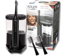 Adler Europe 2in1 Sonic dantų šepetėlis ir drėkintuvas, USB C, 500 ml, 1700 judesių/min Adler AD 2180
