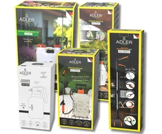 5in1 sodo komplektas: 4 purkštuvai 1-16L, greiferis, nerūdijančio plieno pistoletas, komfortas. Adler ZEST-AD6804-AD6806-AD6809-AD6810-AD6811