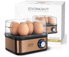 Adler Automatinė kiaušinių viryklė 8 kiaušiniams, minkštas-vidutinio kietumo virimas, forma, Sevenkraft SK 4539