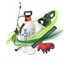 Adleris Elektrinės žirklės 620W, pjovimas 20mm, purkštuvas 5L, pistoletas 43cm. Adler AD 6806 Avenido AV 6813