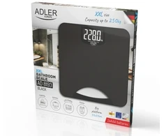 Adleris Elektroninės vonios svarstyklės 250 kg, tikslumas 100 g, didelis LCD ekranas Adler AD 8193