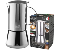 Adler Europe Espreso kavos aparatas 350ml, plieno, skirtas indukcijai - Adler AD 4419