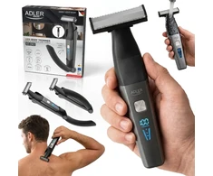 Adleris Kūno žoliapjovė su ilga sulankstoma rankena USB dvipusis peilis 68 mm Adler AD2963