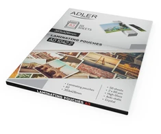 Adleris Laminavimo folija A3 2x80 mic 50 vnt. itin blizgus karštas Adler AD 1042.2