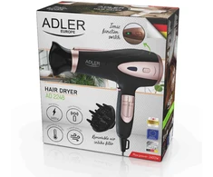 Adler Europe Profesionalus plaukų džiovintuvas 2200 W su jonizacija ir difuzoriumi Adler AD 2248
