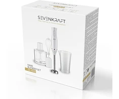 Adler Rankinis maišytuvas 800W 4in1 2 greičių plieniniai peiliukai sriubų kokteiliams Sevenkraft SK 4632W