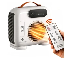 Adler Ventiliatoriaus šildytuvas 2000W, Nuotolinis valdymas, LCD, 24h laikmatis, 15-40°C SevenKraft SK 7758