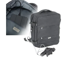 Adler Verslo ir sporto kabinos kuprinė 40x20x30 nešiojamas kompiuteris 17 USB vandeniui atsparus Camry CR6880dg