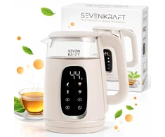 Adler Virdulys su temperatūros reguliatoriumi 1,7 l, LED, šildyti, 2200 W Seven Kraft SK 1308BE