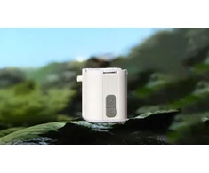 Aerogogo GIGA Pump Tiny P2G-04 balta elektrinė kompaktiška pompa su USB-C ir LED žibintuvėliu