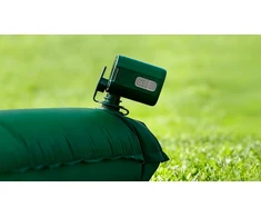 Aerogogo Tiny 3-in-1 akumuliatorinė oro pompa, USB-C, LED žibintuvėlis, 5 antgaliai, žalia spalva